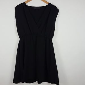 Kardashian Kollection V Neck Black Dress